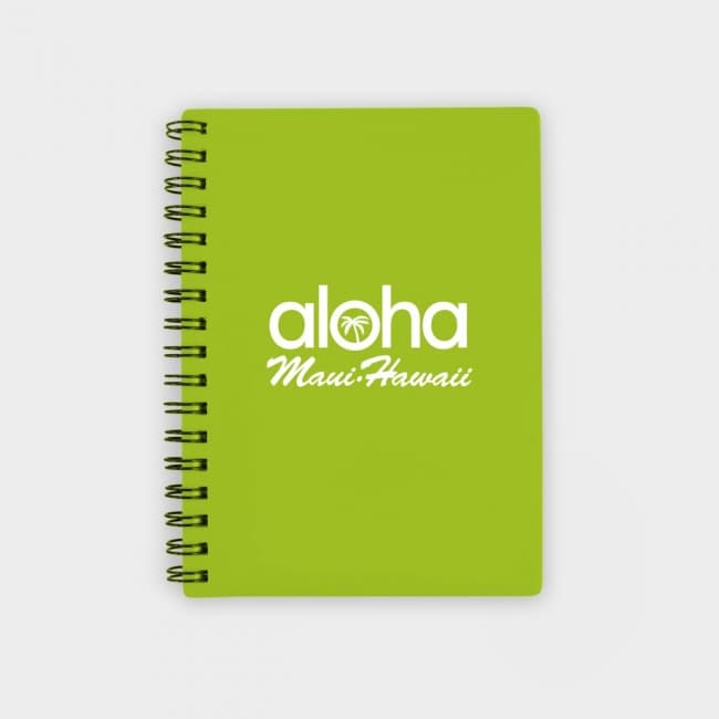 Custom Printed Green & Good A6 Polypropylene Wire Notebooks - Recycled - Image 4