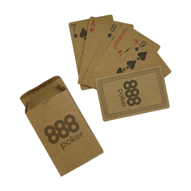 Custom Printed Kraft Playing Cards