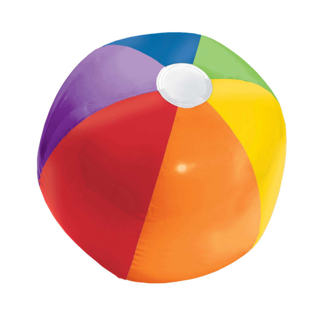 Custom Printed Rainbow Beach Ball