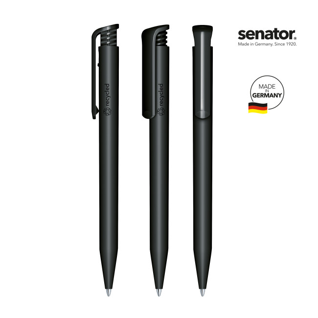 Custom Printed Senator Super Hit Matt Recycled Push Ball Pen - Image 9