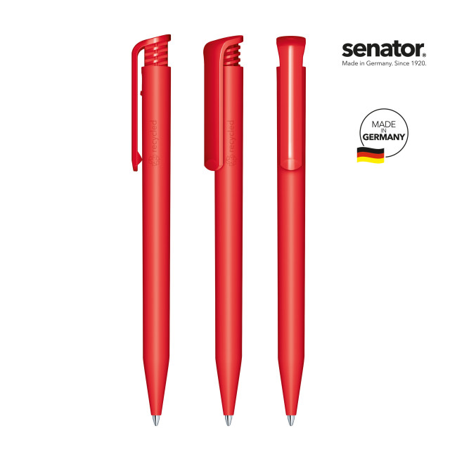 Custom Printed Senator Super Hit Matt Recycled Push Ball Pen - Image 7