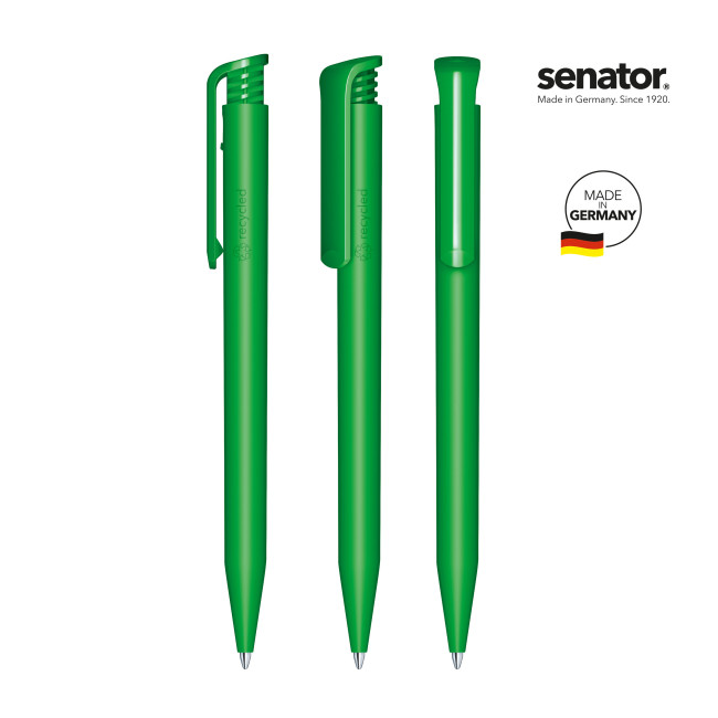 Custom Printed Senator Super Hit Matt Recycled Push Ball Pen - Image 5