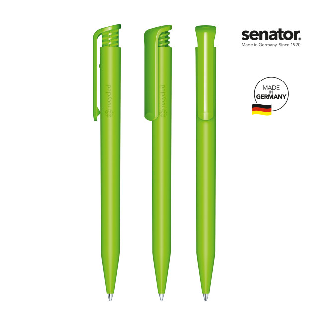 Custom Printed Senator Super Hit Matt Recycled Push Ball Pen - Image 4