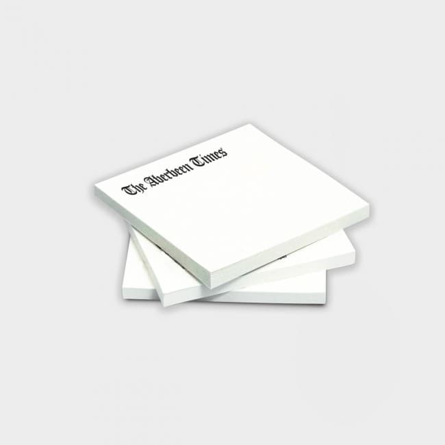 Custom Printed Green & Good Sticky Note 3x3" (75 x 75mm) - Recycled