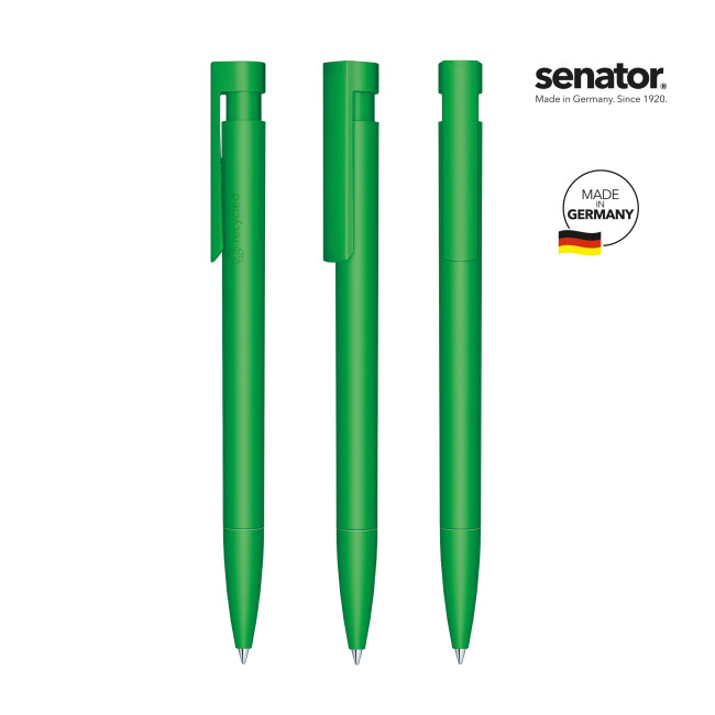 Custom Printed Senator Liberty Matt Recycled Push  Ball Pen - Image 10