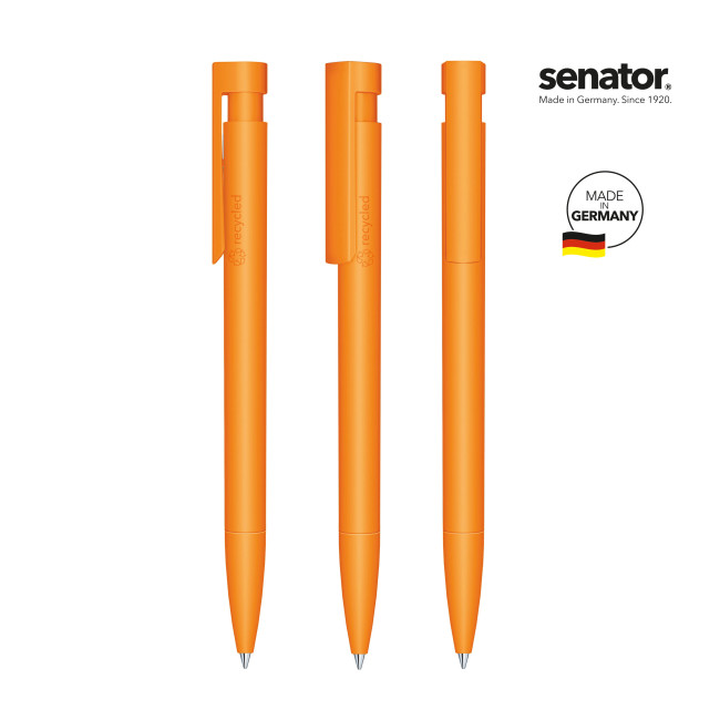 Custom Printed Senator Liberty Matt Recycled Push  Ball Pen - Image 8