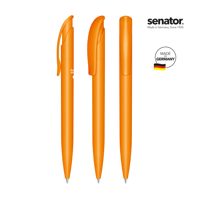 Custom Printed Senator Challenger Recycled Push ballpen - Image 9