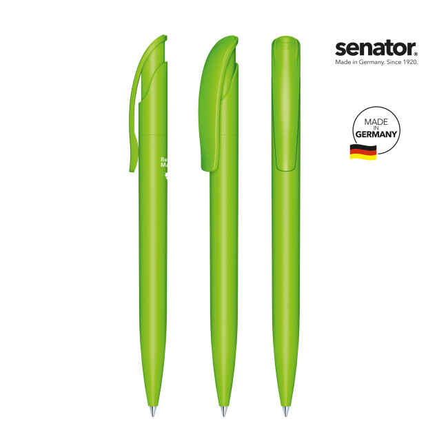 Custom Printed Senator Challenger Recycled Push ballpen - Image 7