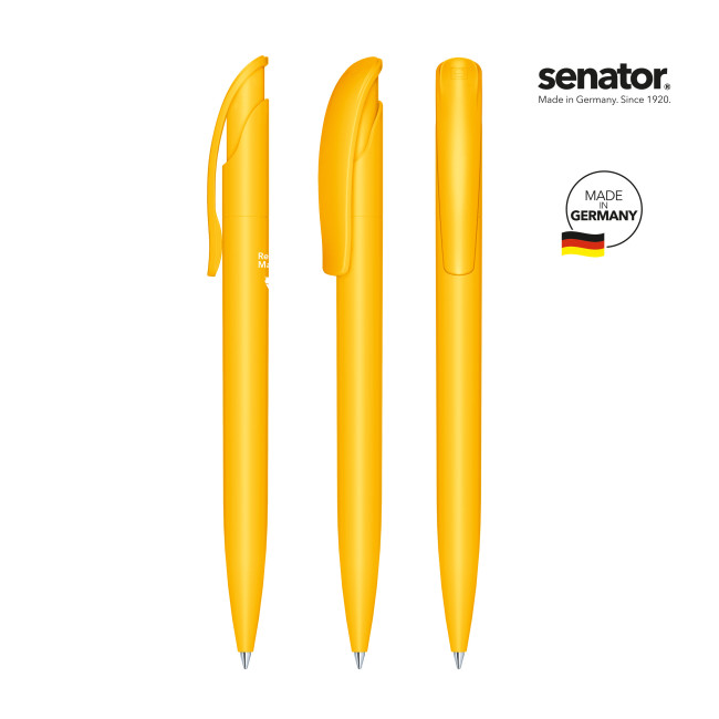 Custom Printed Senator Challenger Recycled Push ballpen - Image 5