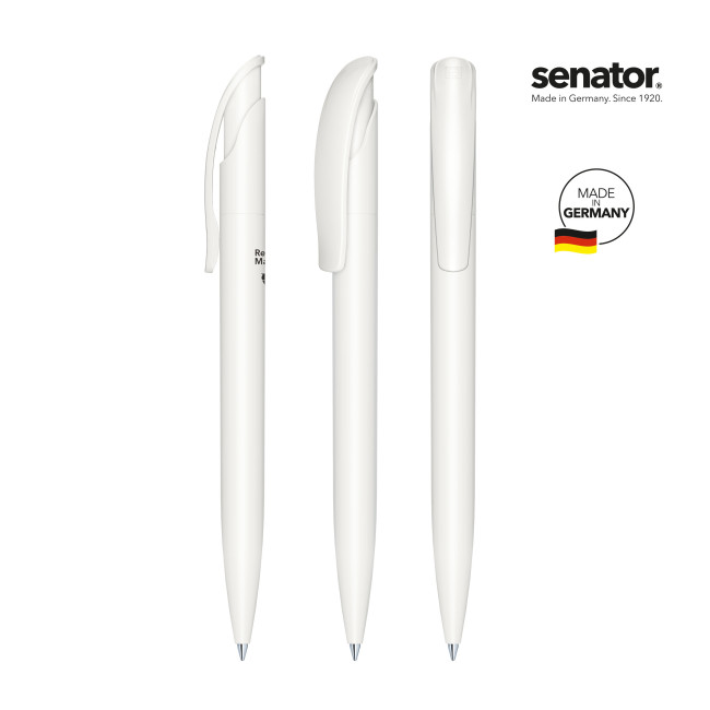 Custom Printed Senator Challenger Recycled Push ballpen - Image 3