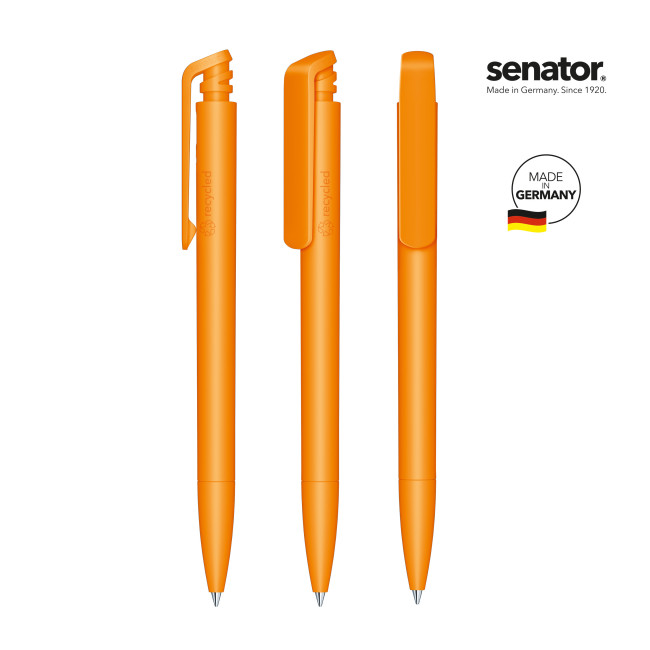 Custom Printed Senator Trento Recycled Push Ball Pen - Image 8