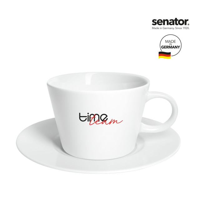 Custom Printed Senator Fancy Coffee Cup & Set