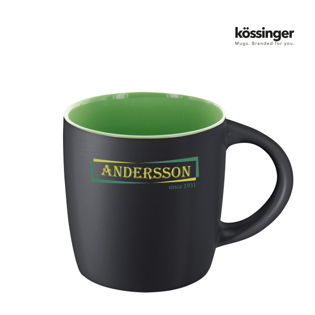 Custom Printed Kossinger Ennia Black Inside Stoneware Mug With Matt Appearance - Image 4