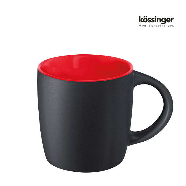 Custom Printed Kossinger Ennia Black Inside Stoneware Mug With Matt Appearance - Image 2