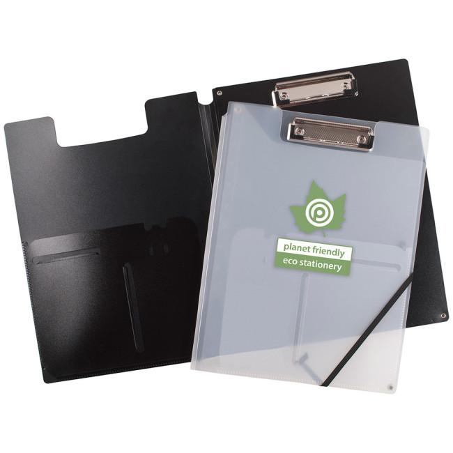 Custom Printed Eco-Eco A4 50% Recycled Clipboard Folder - Image 1