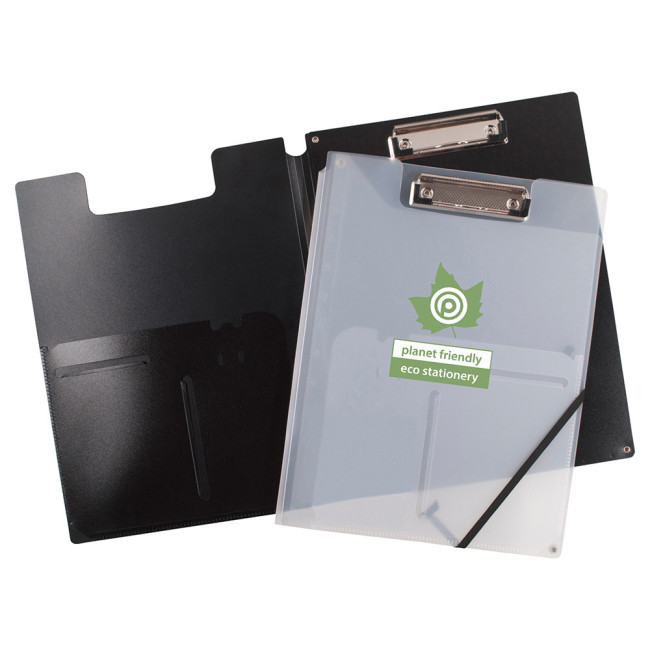 Custom Printed Eco-Eco A5 50% Recycled Clipboard Folder - Image 3