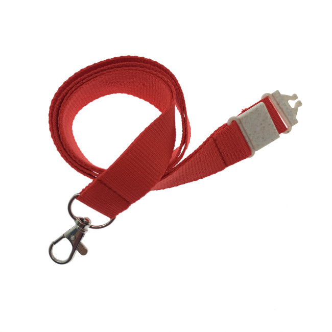 Custom Printed 20mm Flat Recycled PET Lanyard - Image 1