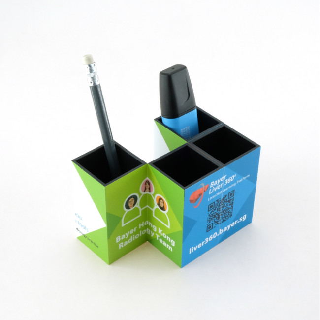 Custom Printed Magic Flip Pen Pot - Image 1