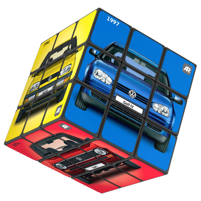 Custom Printed Promotional Rubik's Cube 3x3 57mm - Image 1