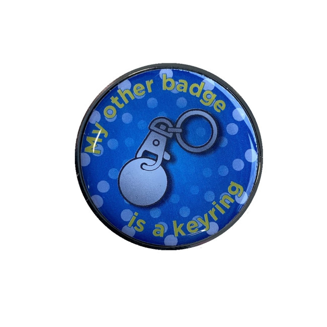 Custom Printed Round Pin Badge with Full Colour Printed Decal - Image 1