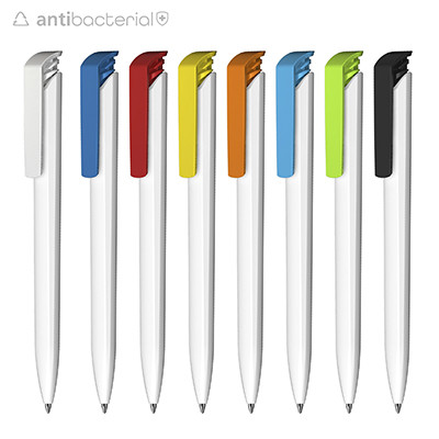 Custom Printed Trias Anti-Bac Recycled Ball Pen - Image 1