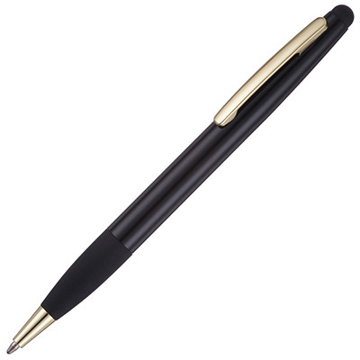 Custom Printed Elance Soft Stylus - Gold Trim