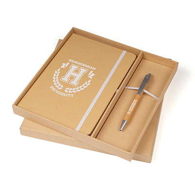 Custom Printed Nature Notebook and Pen Set Box - Image 2