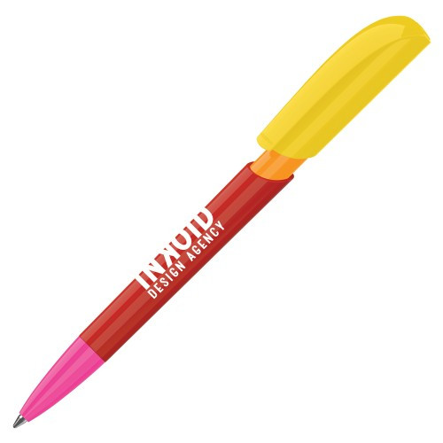 Custom Printed Push High Gloss Ball Pen - Image 1