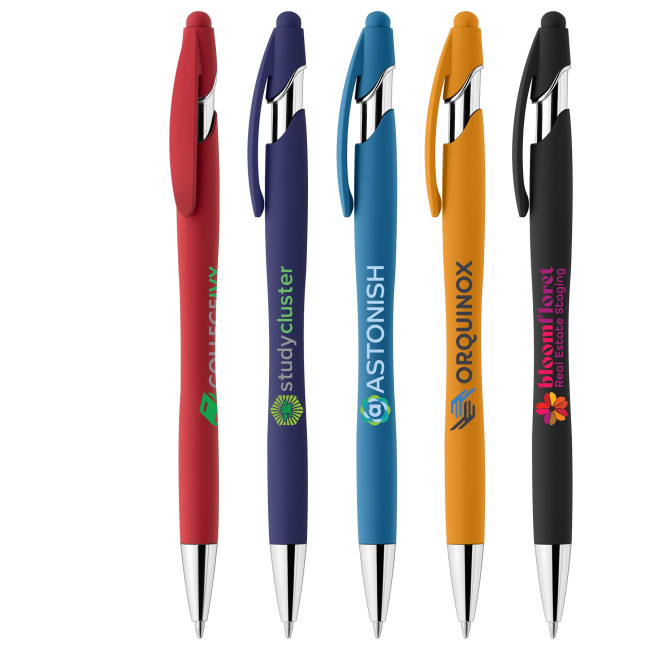 Custom Printed La Jolla Softy Brights Pen Stylus