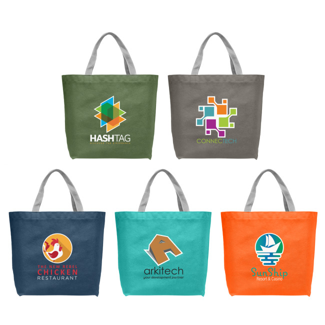 Custom Printed London RPET Recycled Non-Woven Shopping Tote Bag