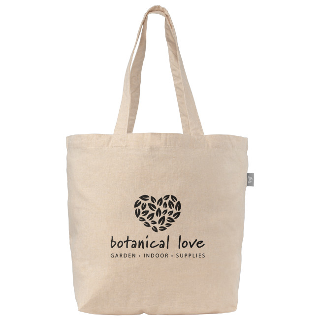 Custom Printed Budget 140g Shopper Recycled Cotton Tote