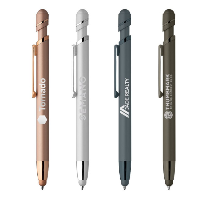 Custom Printed Atlantic Softy Metallic Stylus Pen