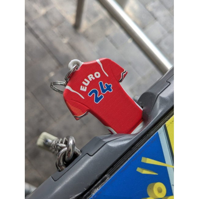 Custom Printed Shirt Shaped Trolley Stick Keyring - Image 6