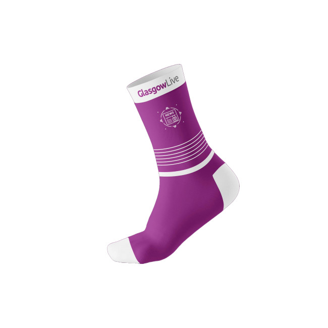 Custom Printed Custom Branded Cotton Socks - Image 1