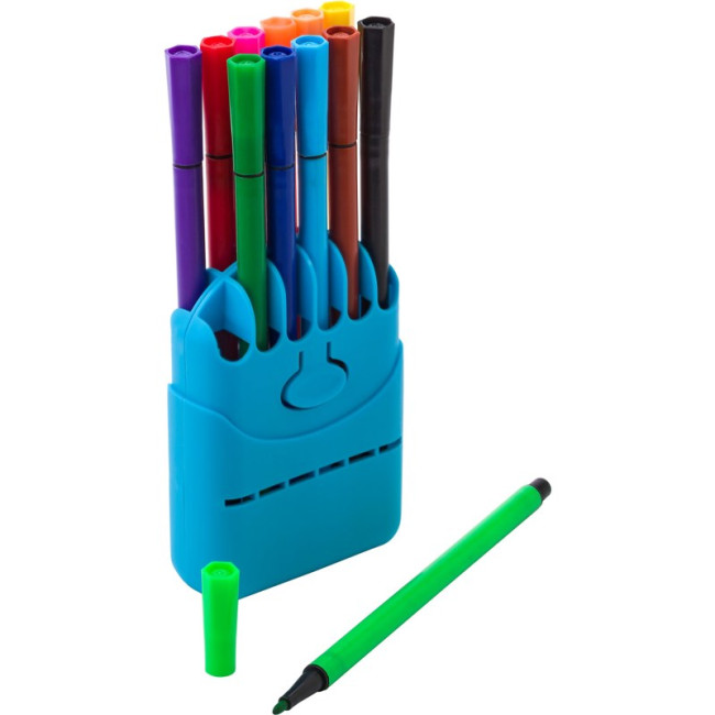 Custom Printed 12 Water-Based Felt Tip Pens - Image 3