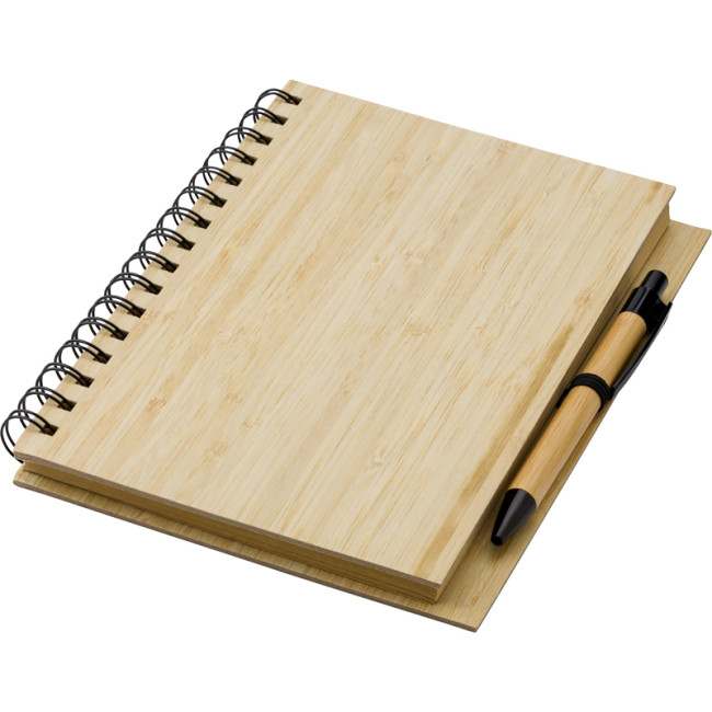 Custom Printed Bamboo A5 Notebook - Image 1