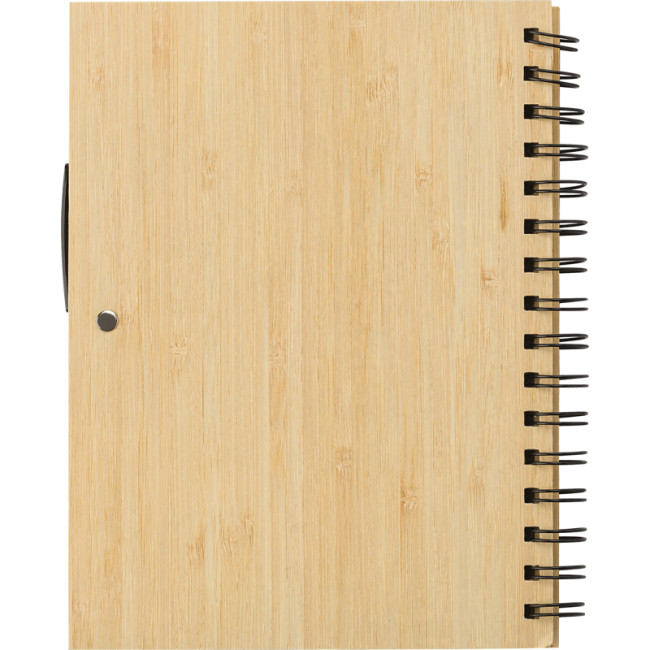 Custom Printed Bamboo A5 Notebook - Image 4