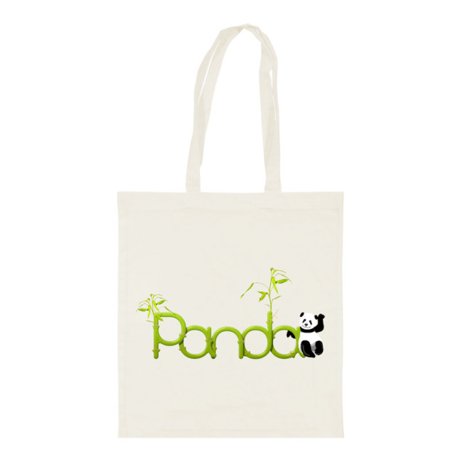 Custom Printed Bamboo Shopper Bag - Image 1