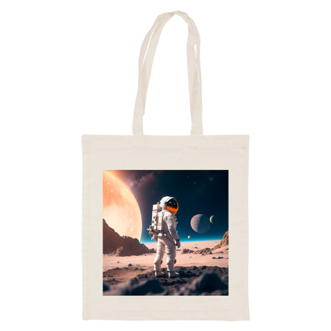 Custom Printed Cotton Shopper Bag - Image 1