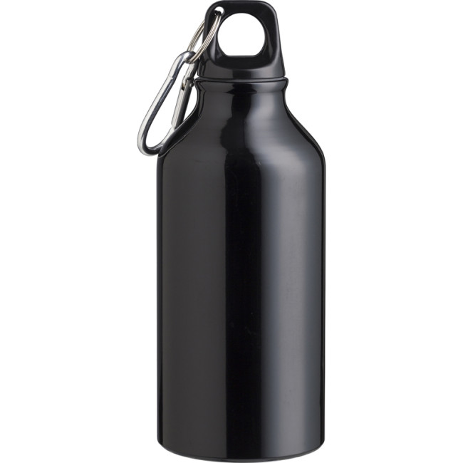 Custom Printed Recycled Aluminium Single Walled Bottle 400ml - Image 4