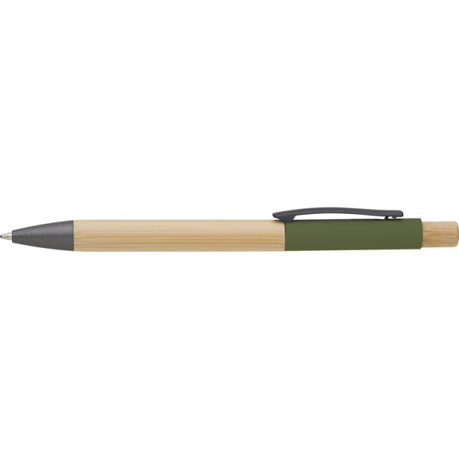 Custom Printed Bamboo Ballpen - Image 4