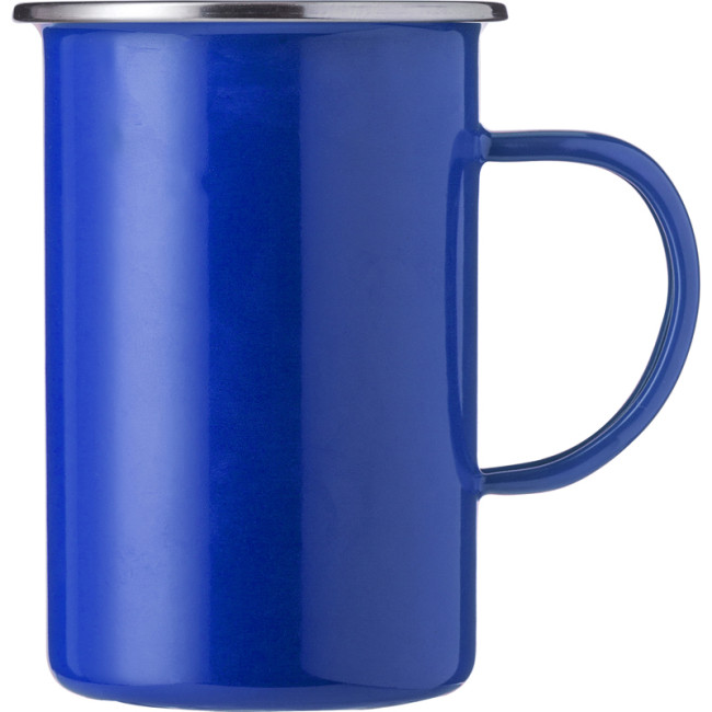 Custom Printed Enamelled Steel Mug 550ml - Image 2