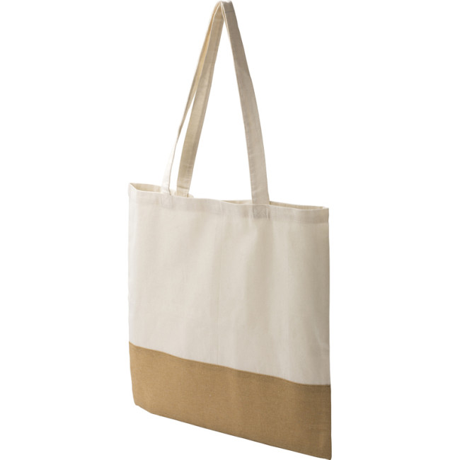 Custom Printed Cotton Shopping Bag - Image 1