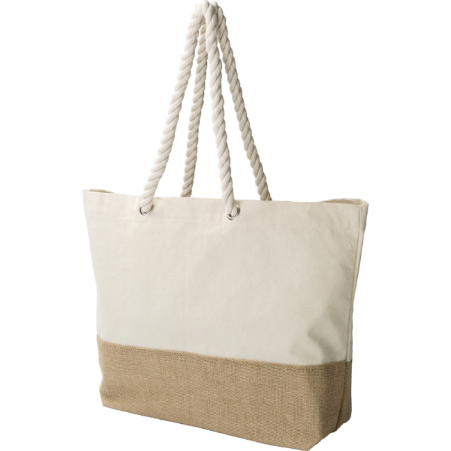 Custom Printed Cotton Shopping Bag - Image 1