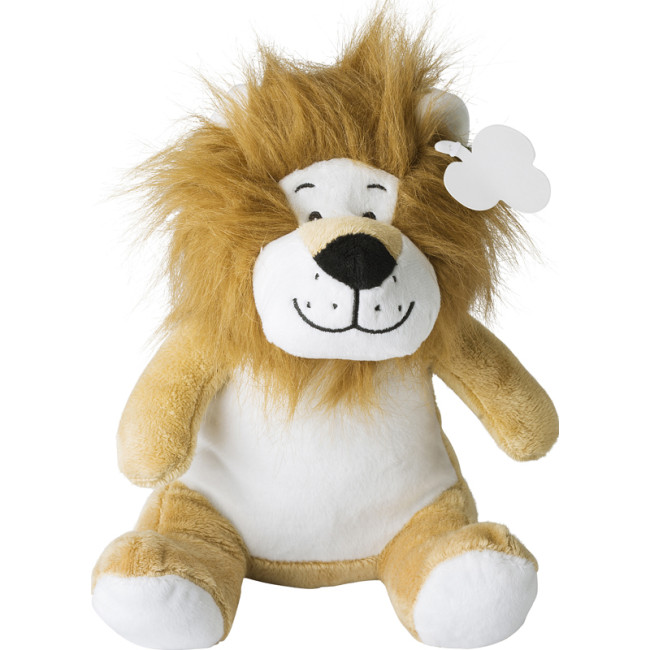 Custom Printed Plush Toy Lion - Image 1