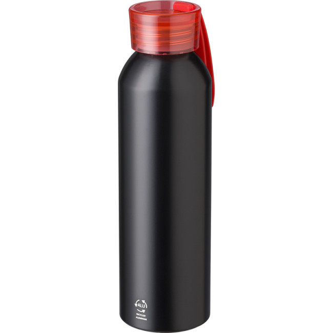 Custom Printed Recycled Aluminium Single Walled Bottle 650ml - Image 4