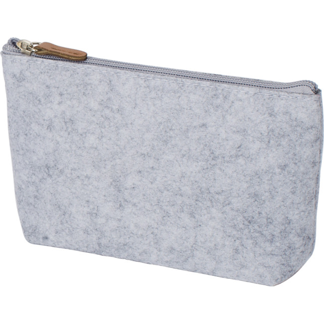 Custom Printed Rpet Felt Toiletry Bag - Image 1