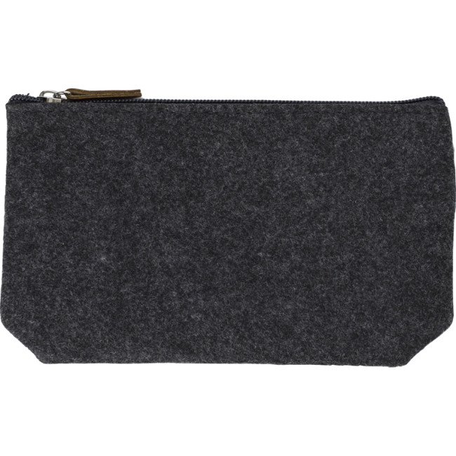 Custom Printed Rpet Felt Toiletry Bag - Image 3