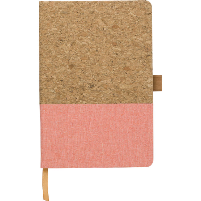 Custom Printed Cork & Cotton A5 Notebook - Image 2