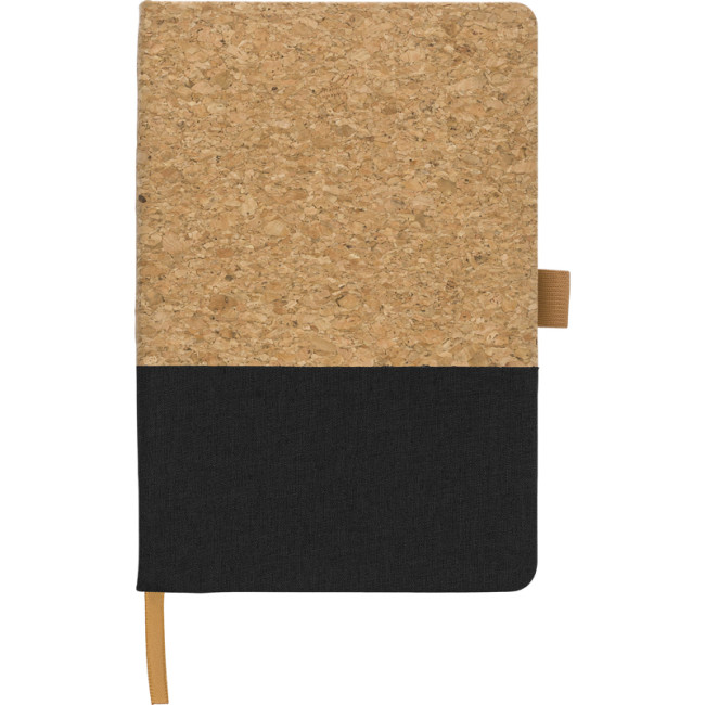 Custom Printed Cork & Cotton A5 Notebook - Image 3